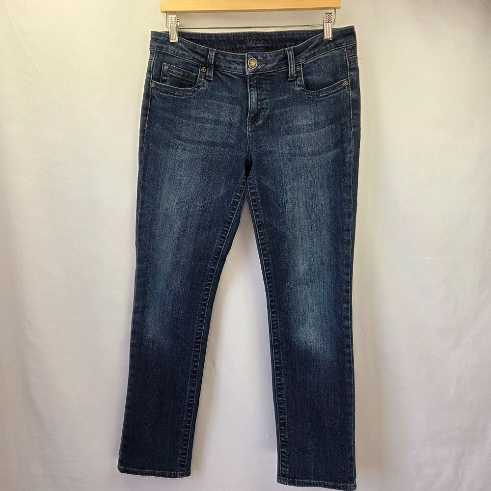 Kut From The Kloth Straight Leg Dark Wash Jeans Size 6 Short